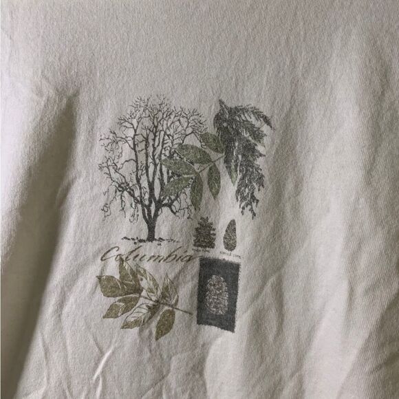 Columbia Medium Cream Long Sleeve Shirt‎ - Picture 2 of 4